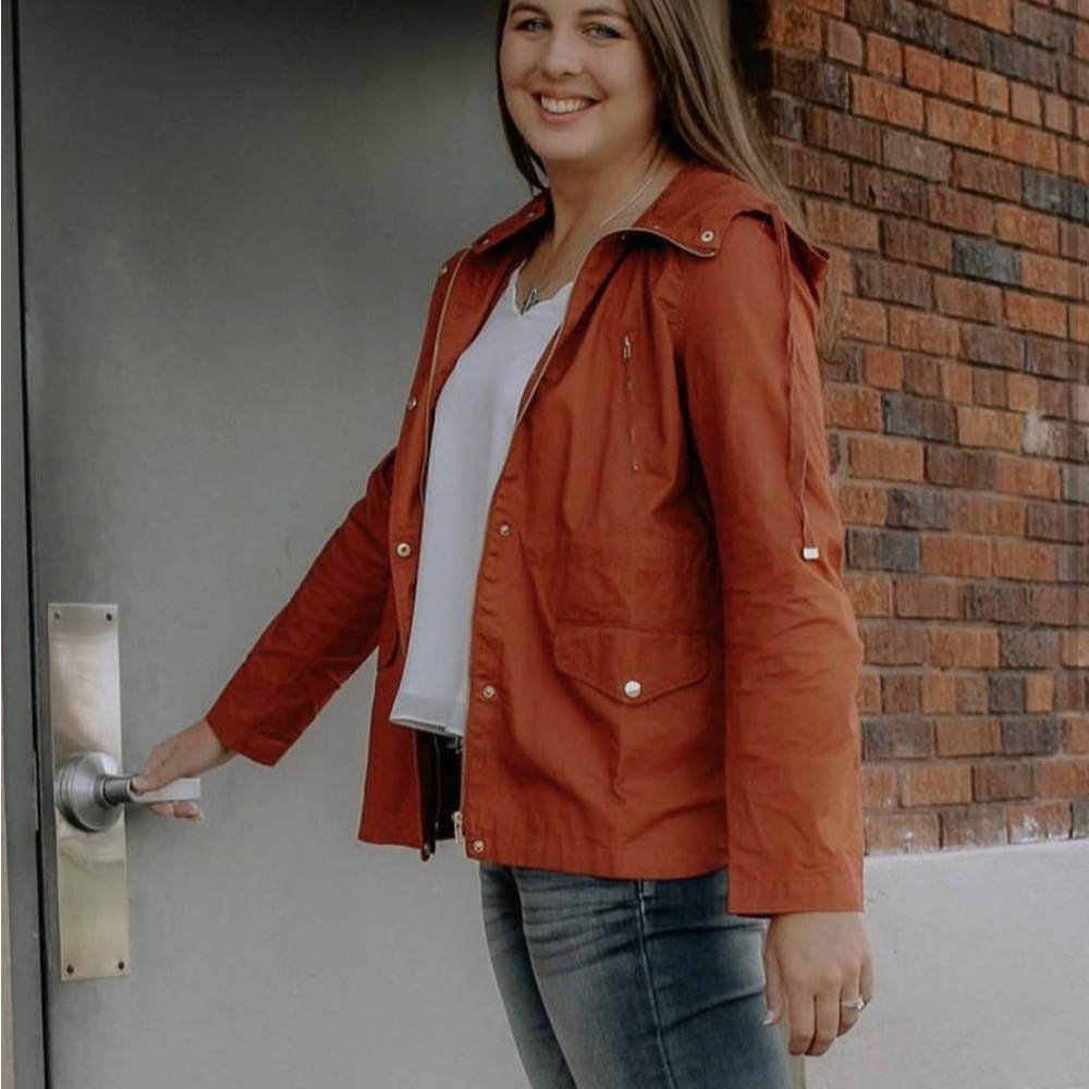 Rust Love Tree Rust Jacket with Gold Accents